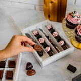 Scatole per Praline con Separatore interno, Bianco