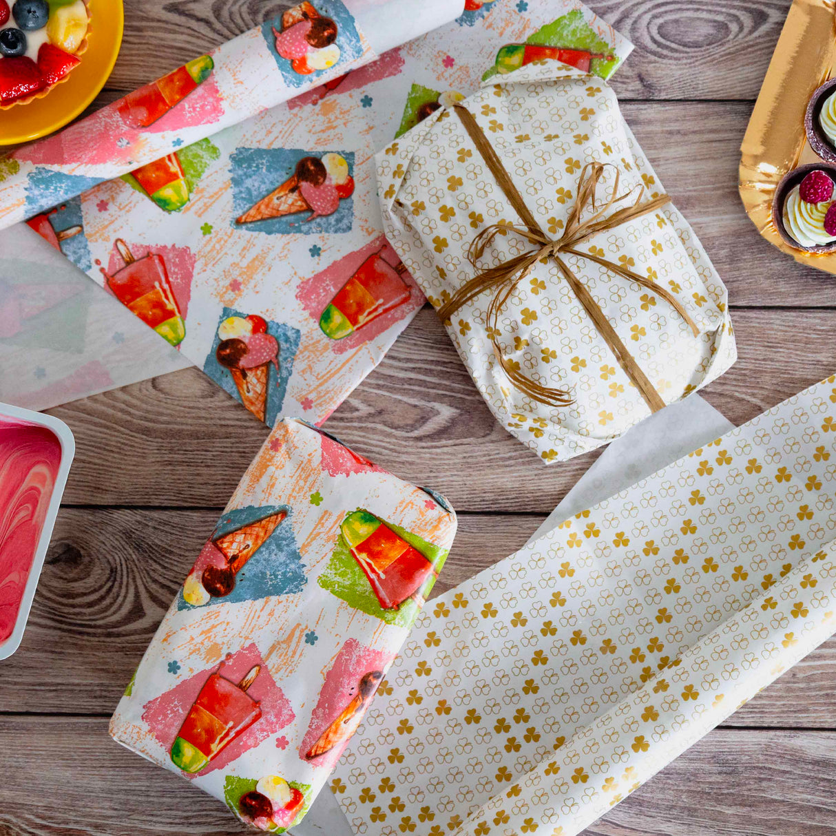 Carta Pelle Aglio Fantasia Gelato