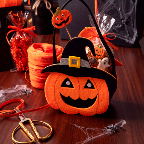 CESTO ZUCCA FELTRO CON CAPPELLO STREGA