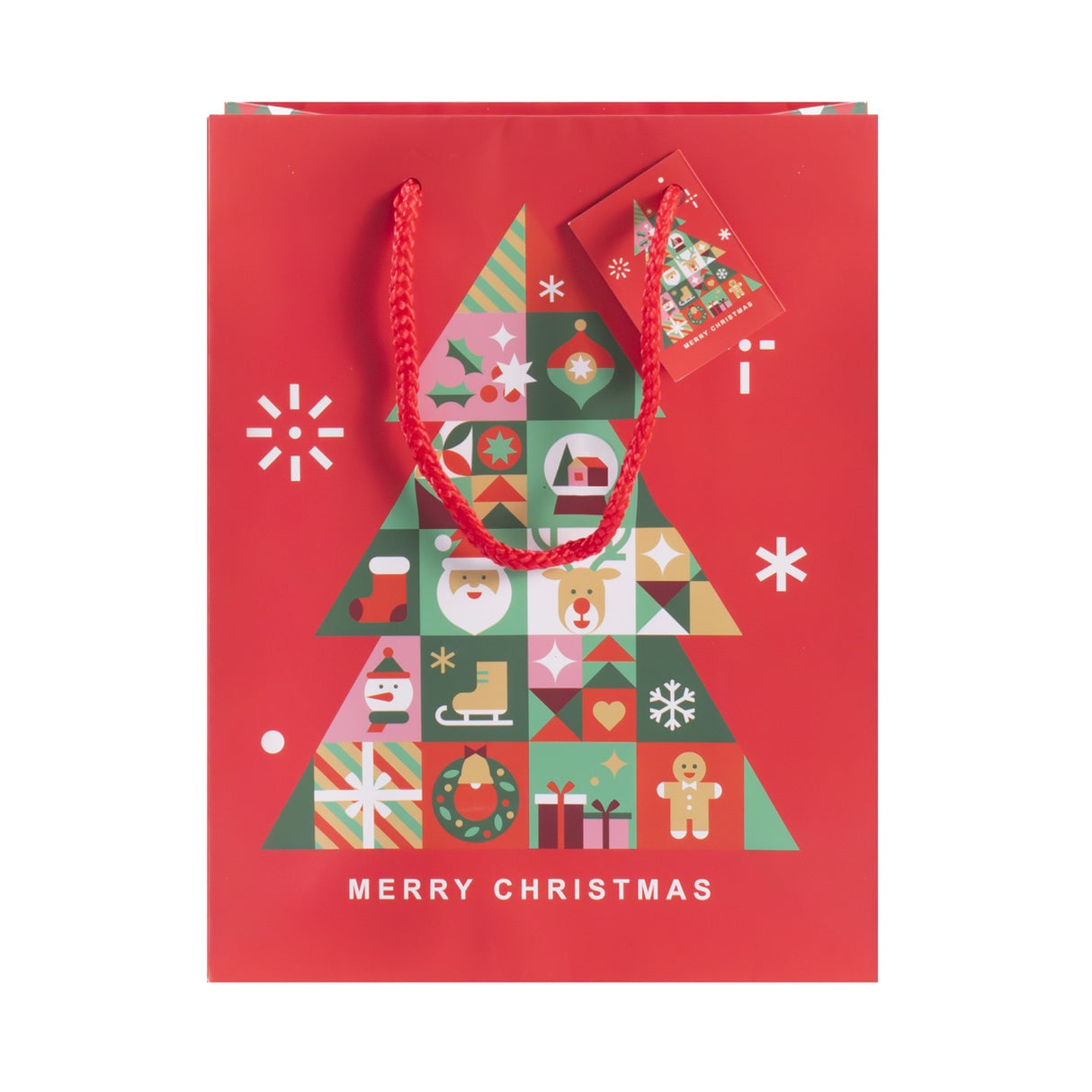 Busta Shopper Joy Merry Christmas