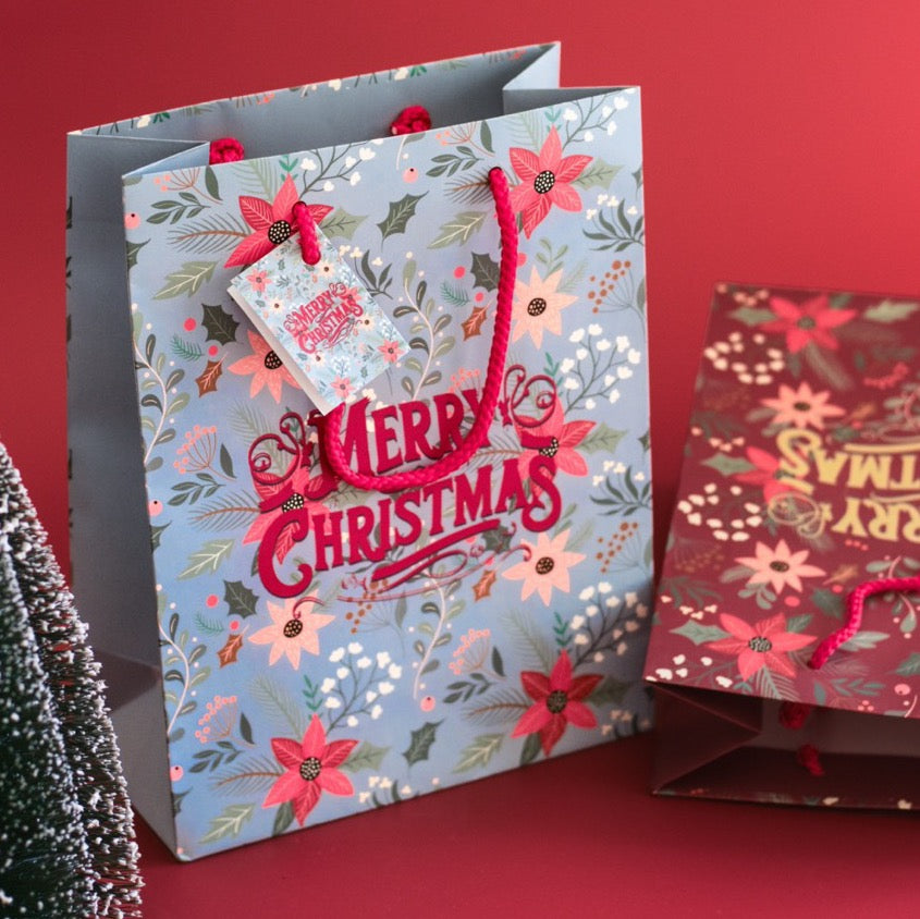 Buste Shopper Flower Christmas Mix