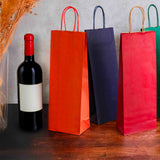 Shopper per Bottiglie Carta Sealing Colorata Cordino