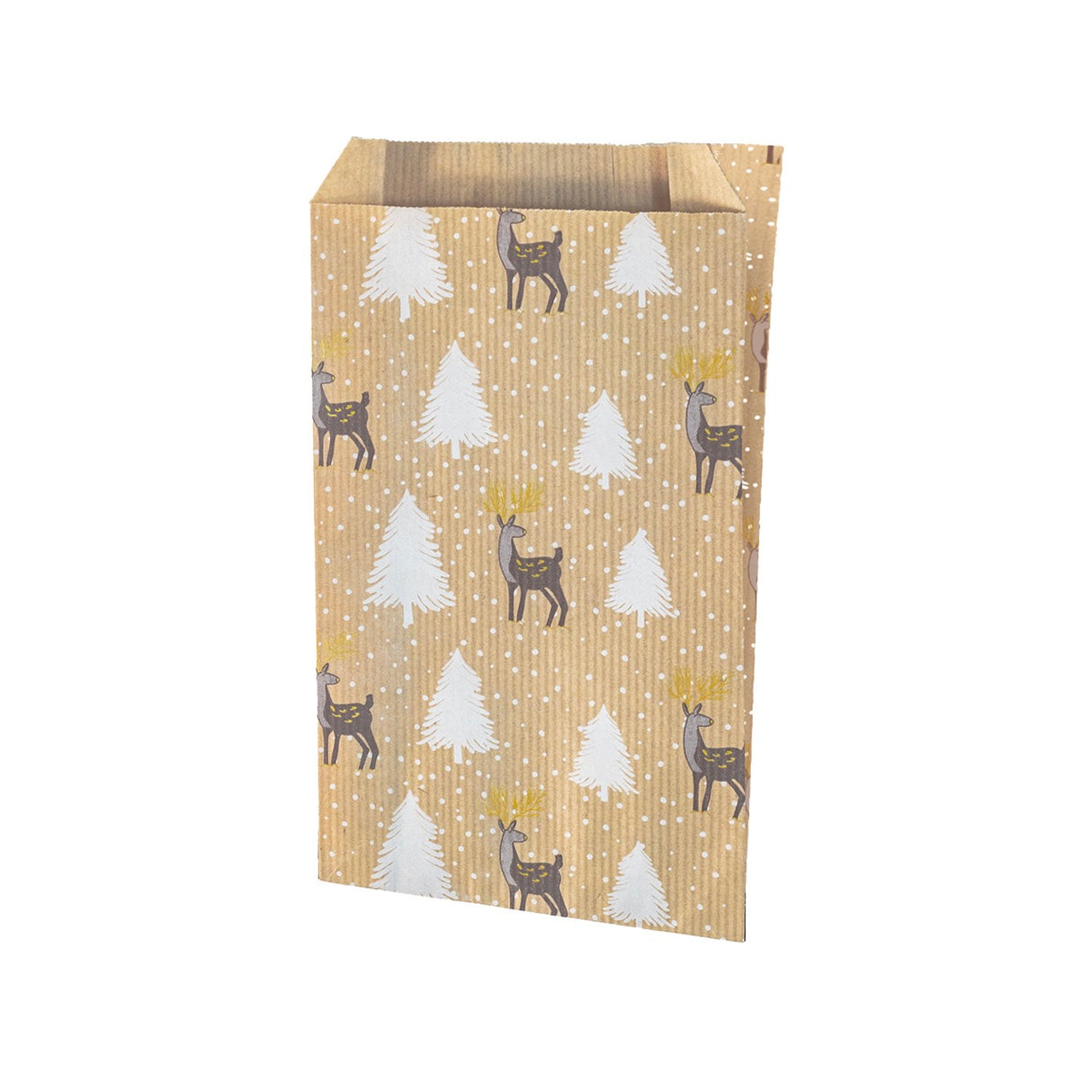 Sacchetti Regalo Carta Kraft Albero e Renna