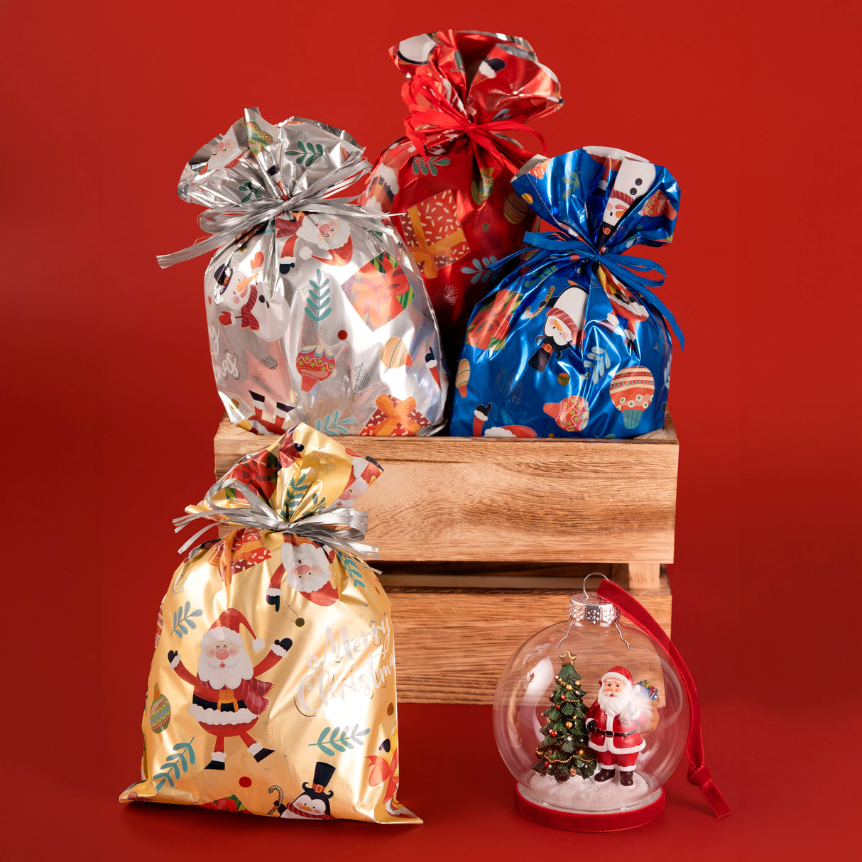 Sachets Cadeaux Père Noël
