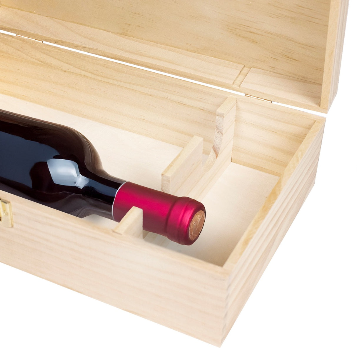 Cofanetto per Bottiglie in Legno di Pino Personalizzabile