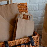 Shopper Carta Biokraft piattina Avana