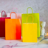 Shopper Carta Colorata Manico in Cordino