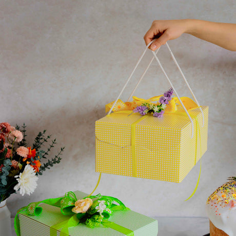 Scatole Segreto con Cordini Quadretti