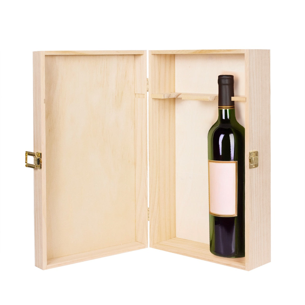Cofanetto per Bottiglie in Legno di Pino Personalizzabile