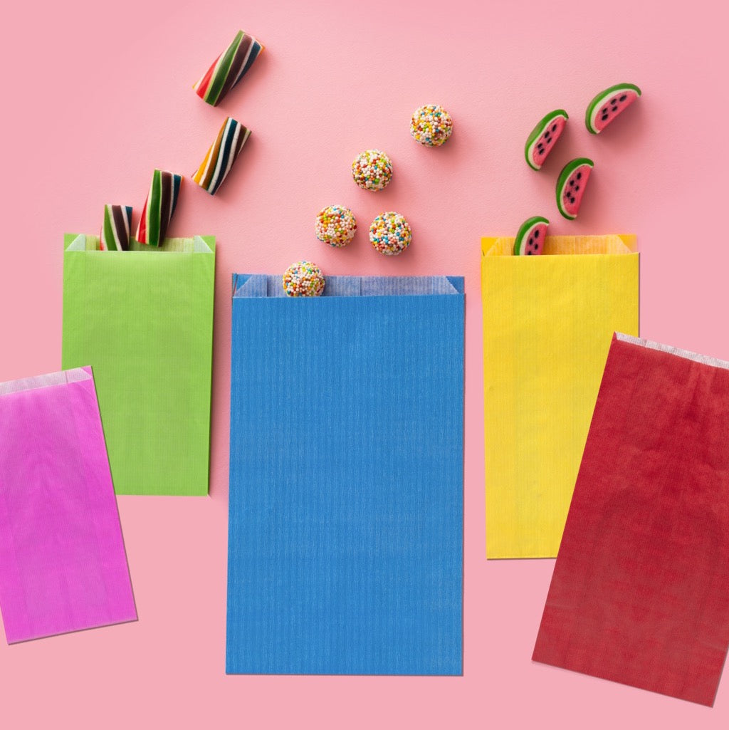 Sacchetti colorati con orsetti - portaconfetti Sacchetti colorati con orsetti - portaconfetti