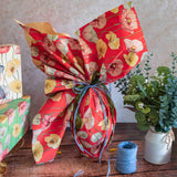 Bobina per Confezioni Fantasia Papavero mt 25x1