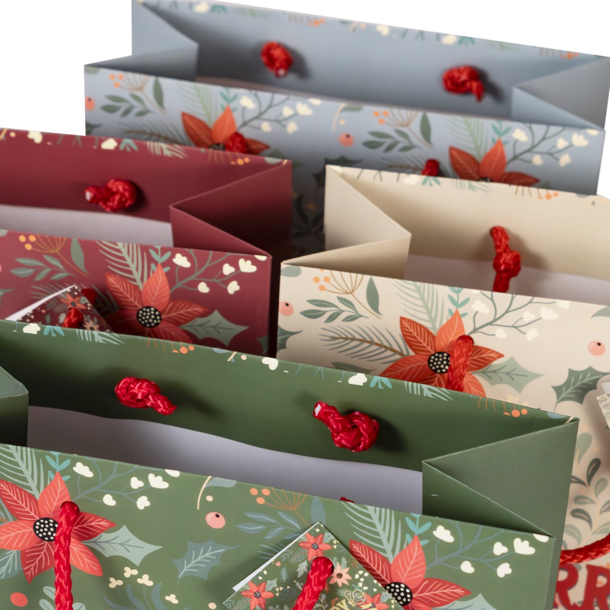 Buste Shopper Flower Christmas Mix