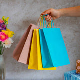 Shopper Carta Colorata Manico in Cordino