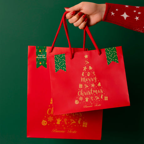 Buste Shopper Albero Scritta