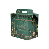 Scatole Natalizie Manigliate Christmas Coming Decori Oro