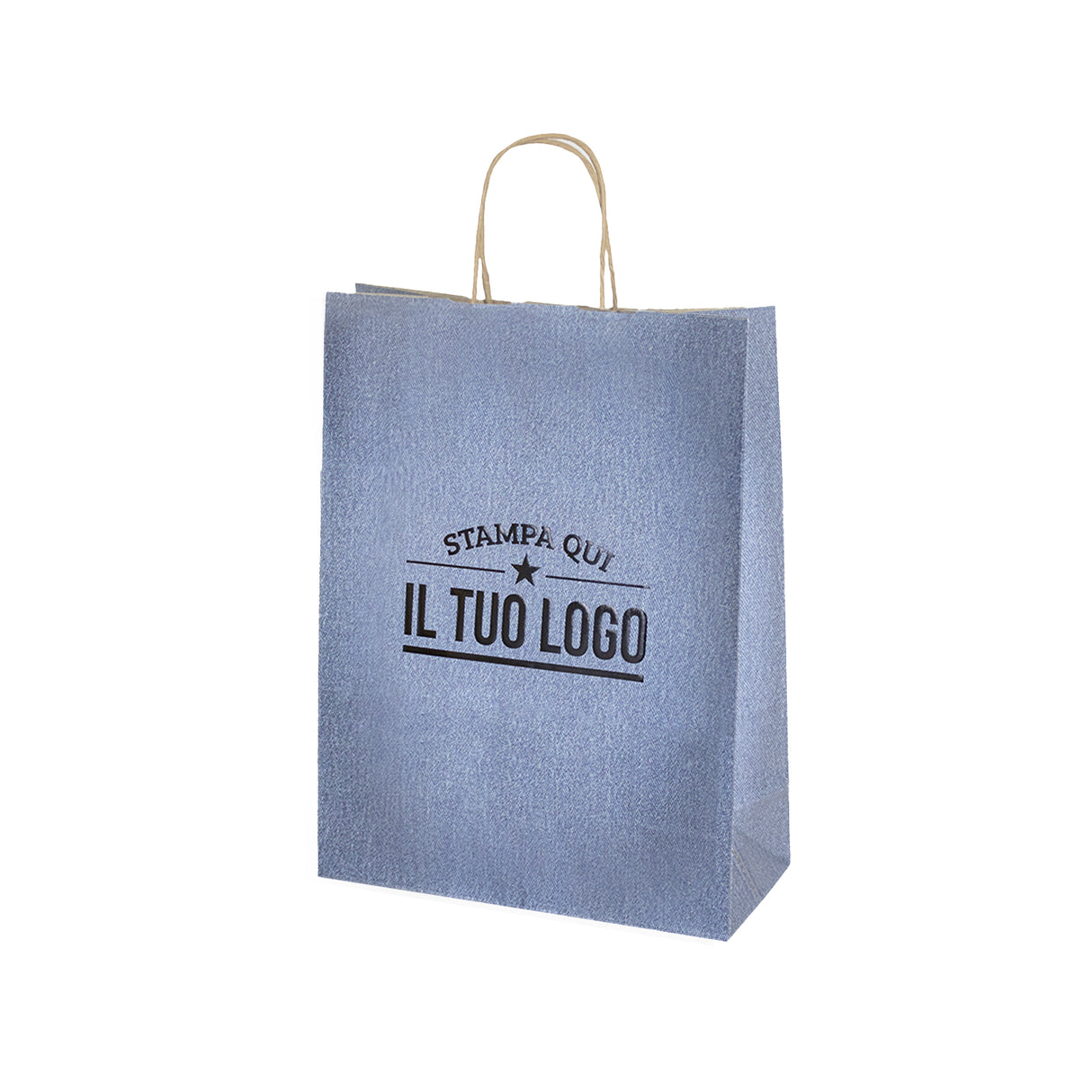 Shopper Carta Jeans Personalizzabile a Caldo