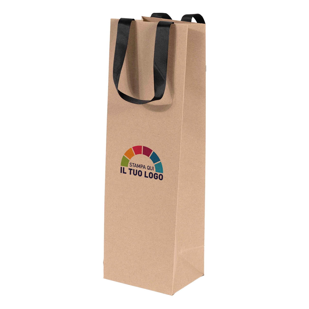 Shopper Portabottiglia Elegance Personalizzabile - Stampa Digitale CMYK