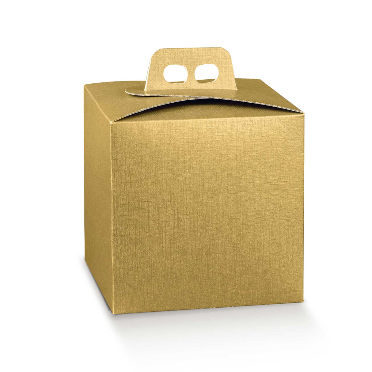 Scatole per Panettone Quadrella Fibra Oro