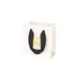 Sac à bijoux à poignée en satin 11cm + 6cm x 12 personnalisable