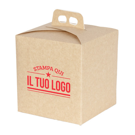 Portapanettone Alto 1KG Personalizzabile