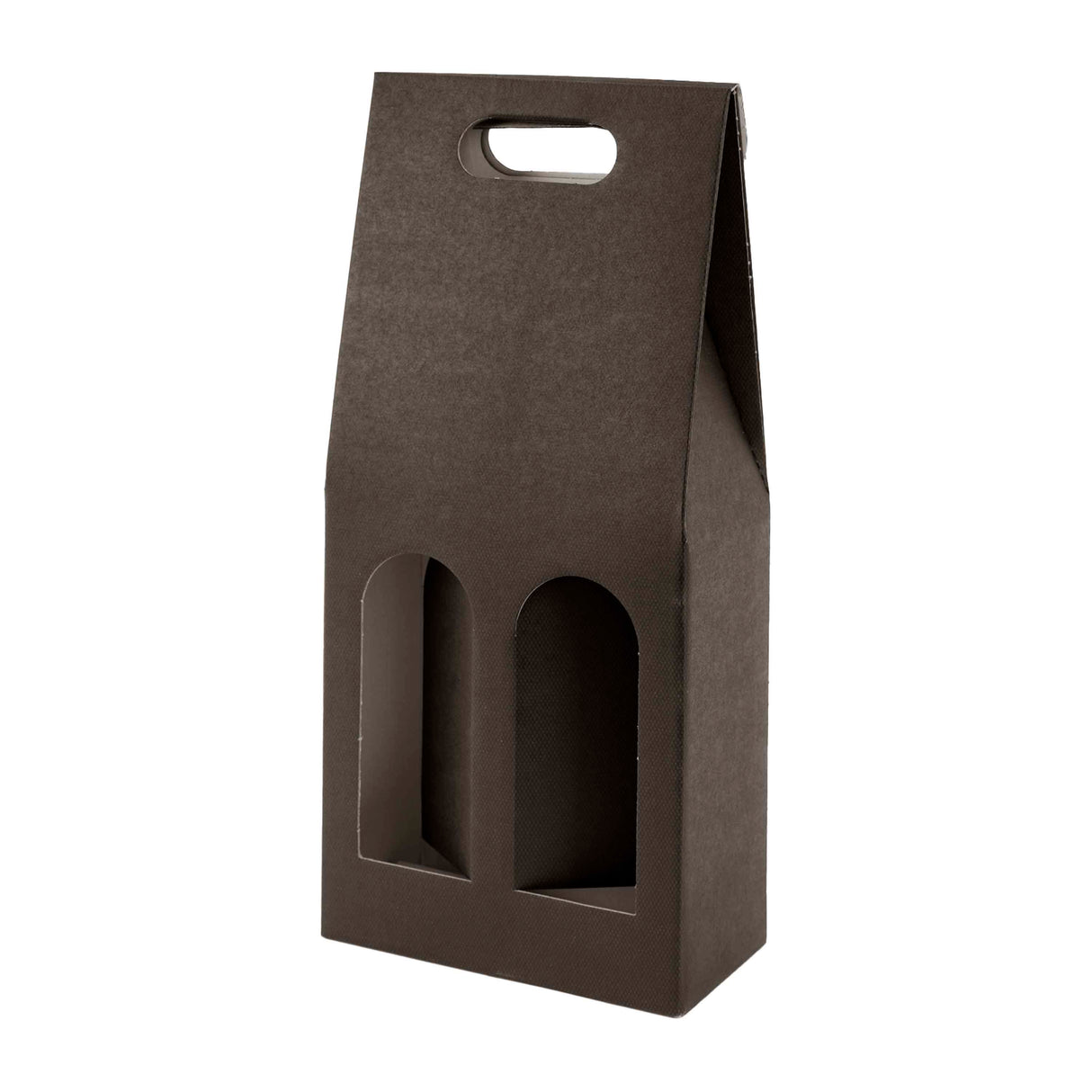 Boîte bouteilles kraft havane