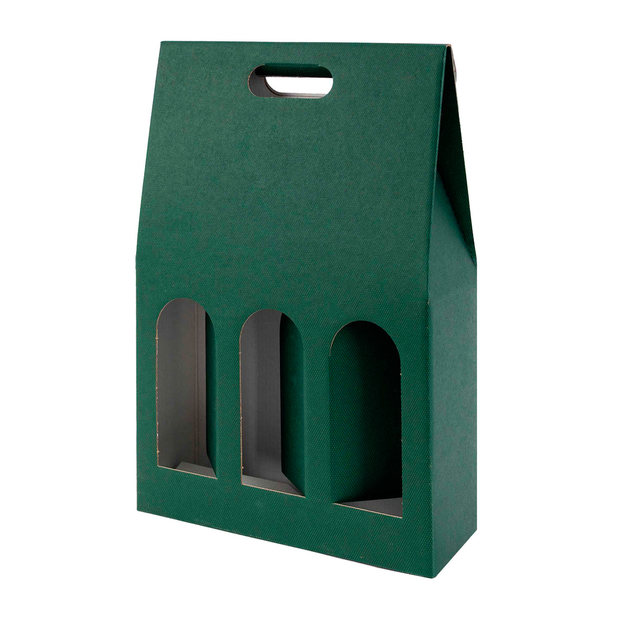 Boîte bouteilles kraft havane