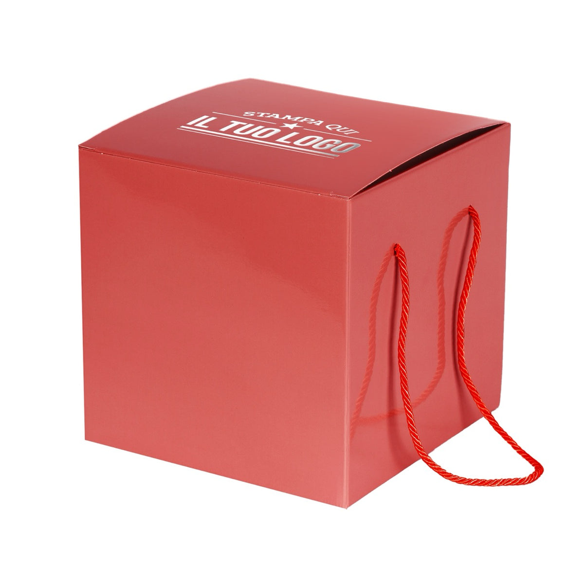Boîte à panettone haute brillante 1 kg personnalisable
