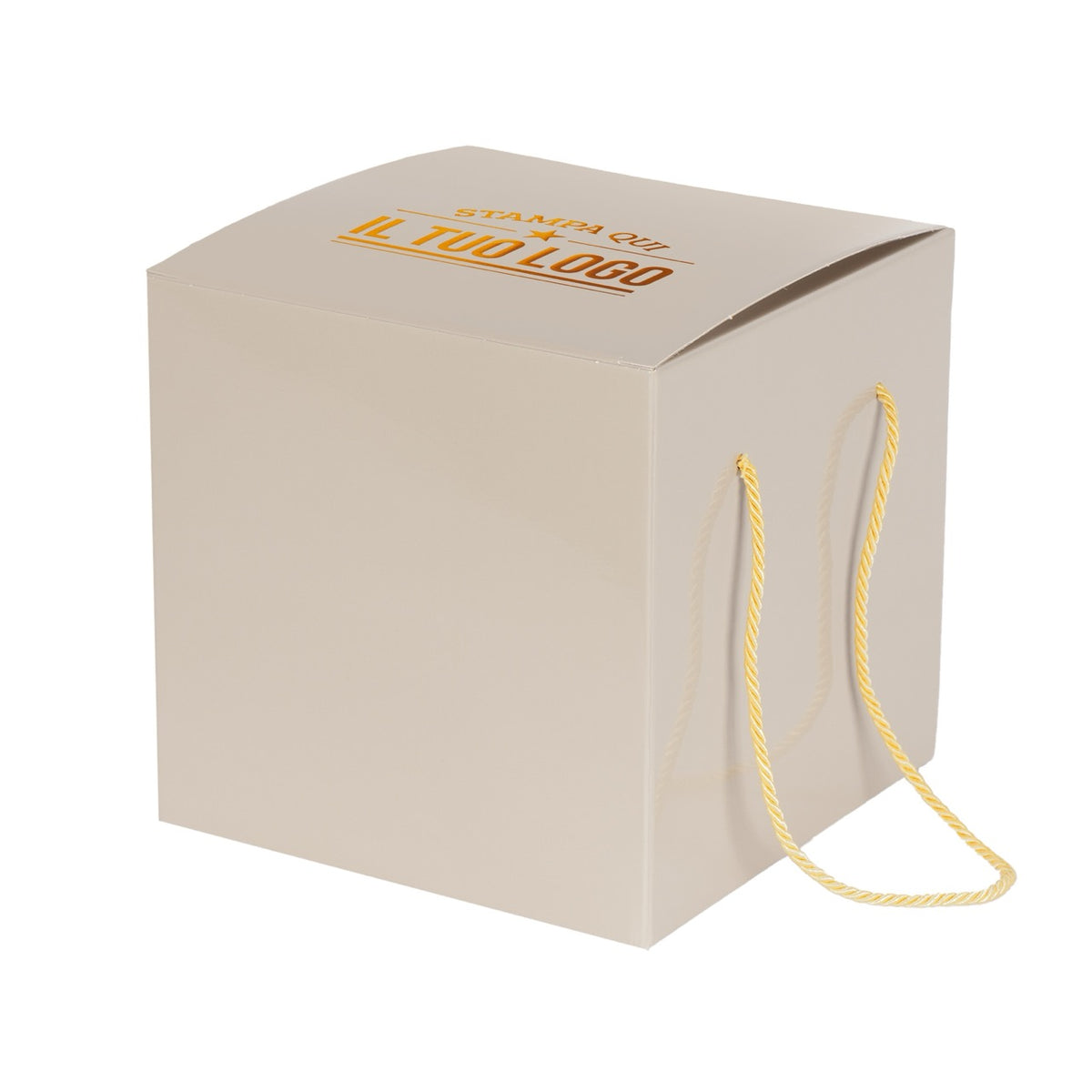 Boîte à panettone haute brillante 1 kg personnalisable
