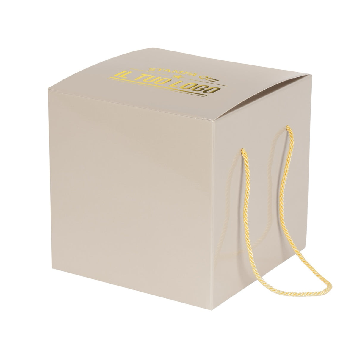 Boîte à panettone haute brillante 1 kg personnalisable