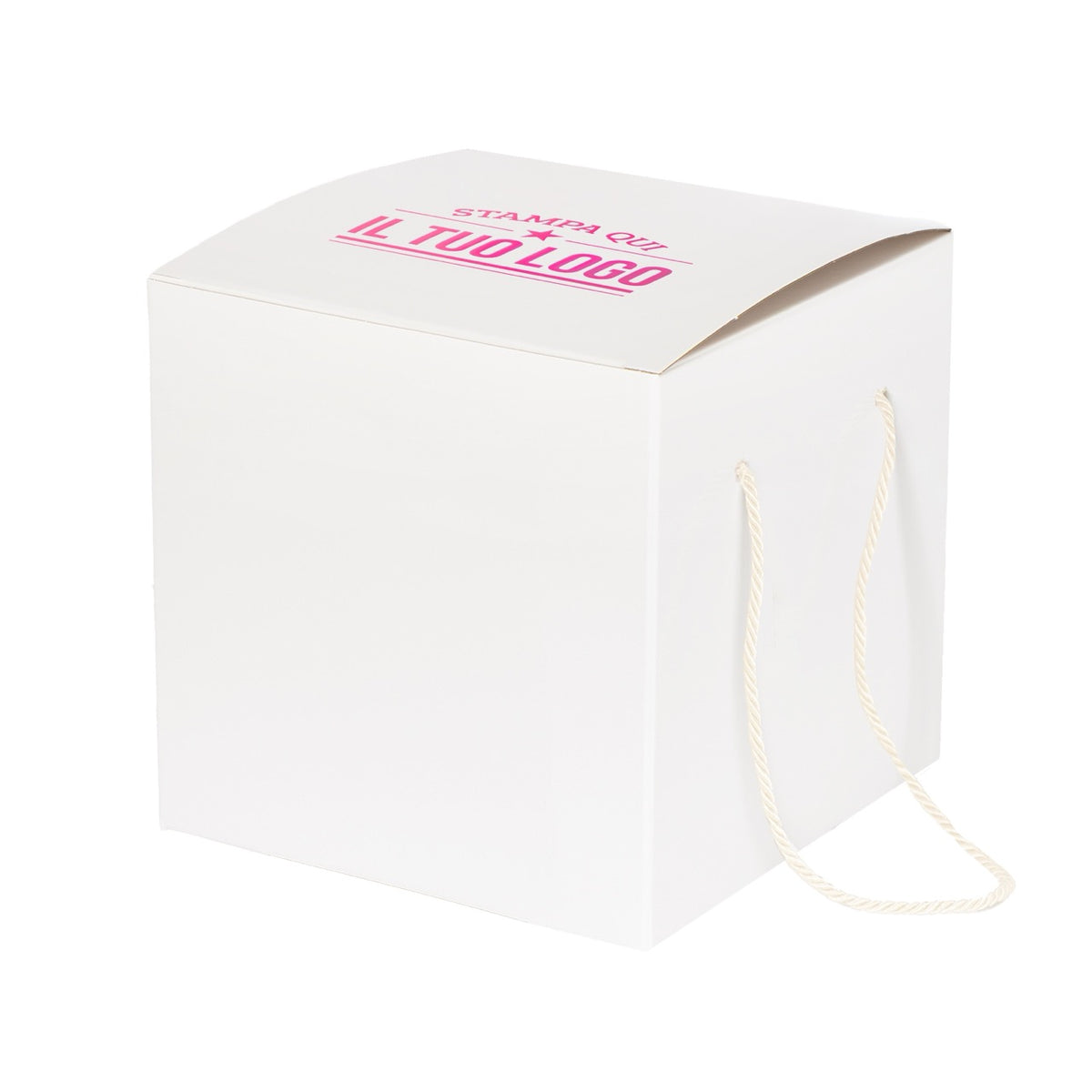 Boîte à panettone haute brillante 1 kg personnalisable
