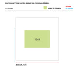 Porte-panettone brillant bas 1 kg personnalisable