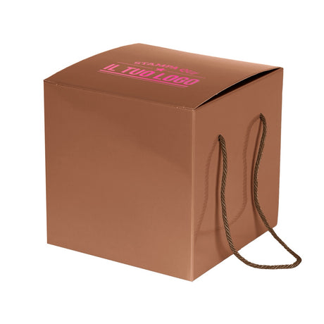 Portapanettone Lucido Basso 1KG Personalizzabile