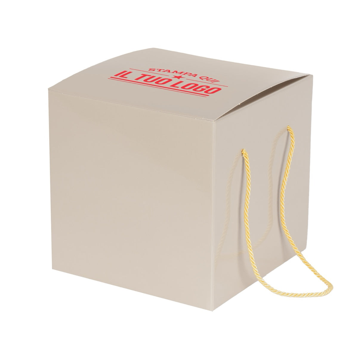 Porte-panettone brillant bas 1 kg personnalisable