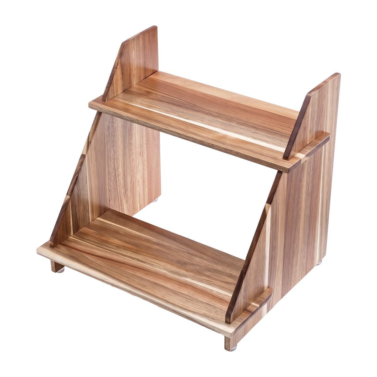 Ensemble de rehausse de buffet démontable en acacia