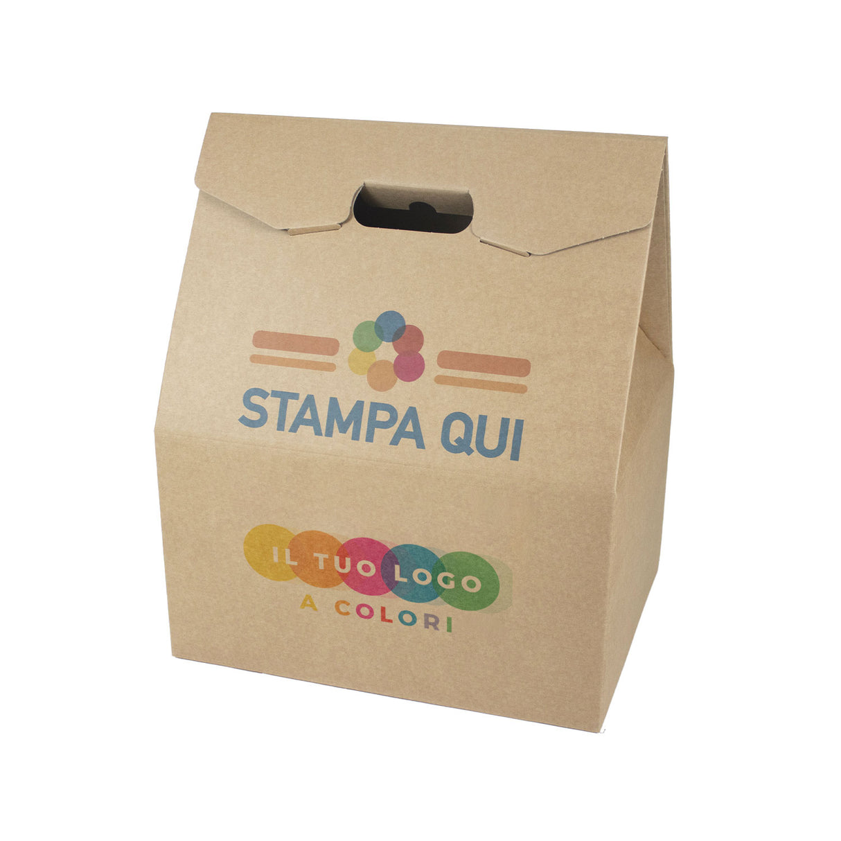 Scatola Baulotto con Maniglia, Personalizzata a Colori