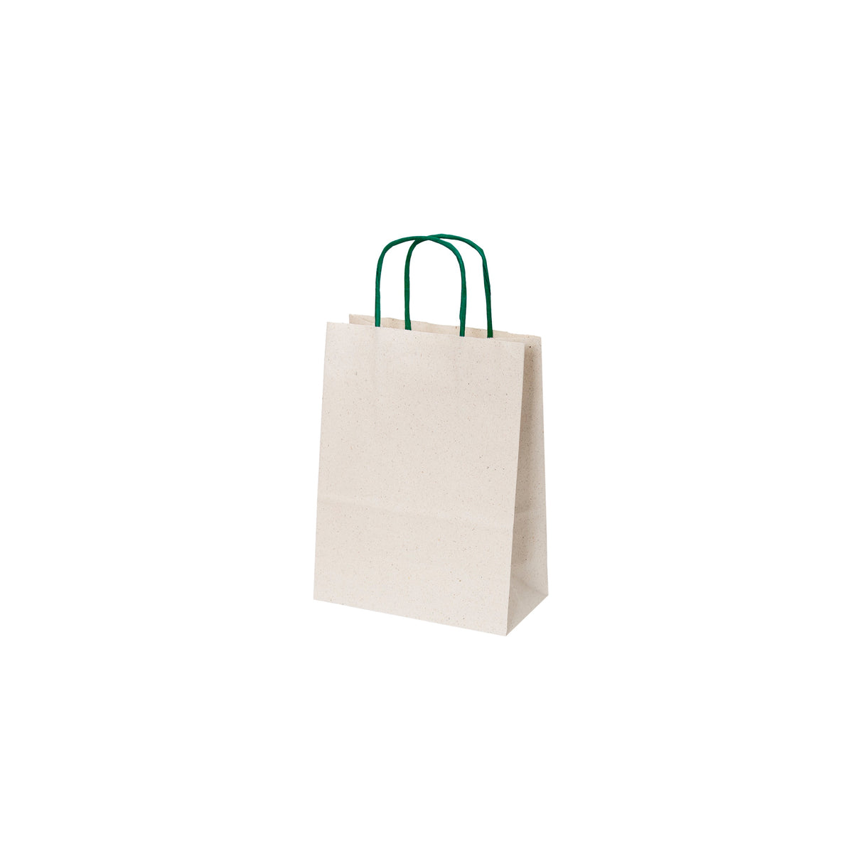 Buste Shopper Carta Erba con Manici in Carta Ritorta
