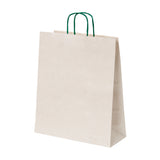 Buste Shopper Carta Erba con Manici in Carta Ritorta