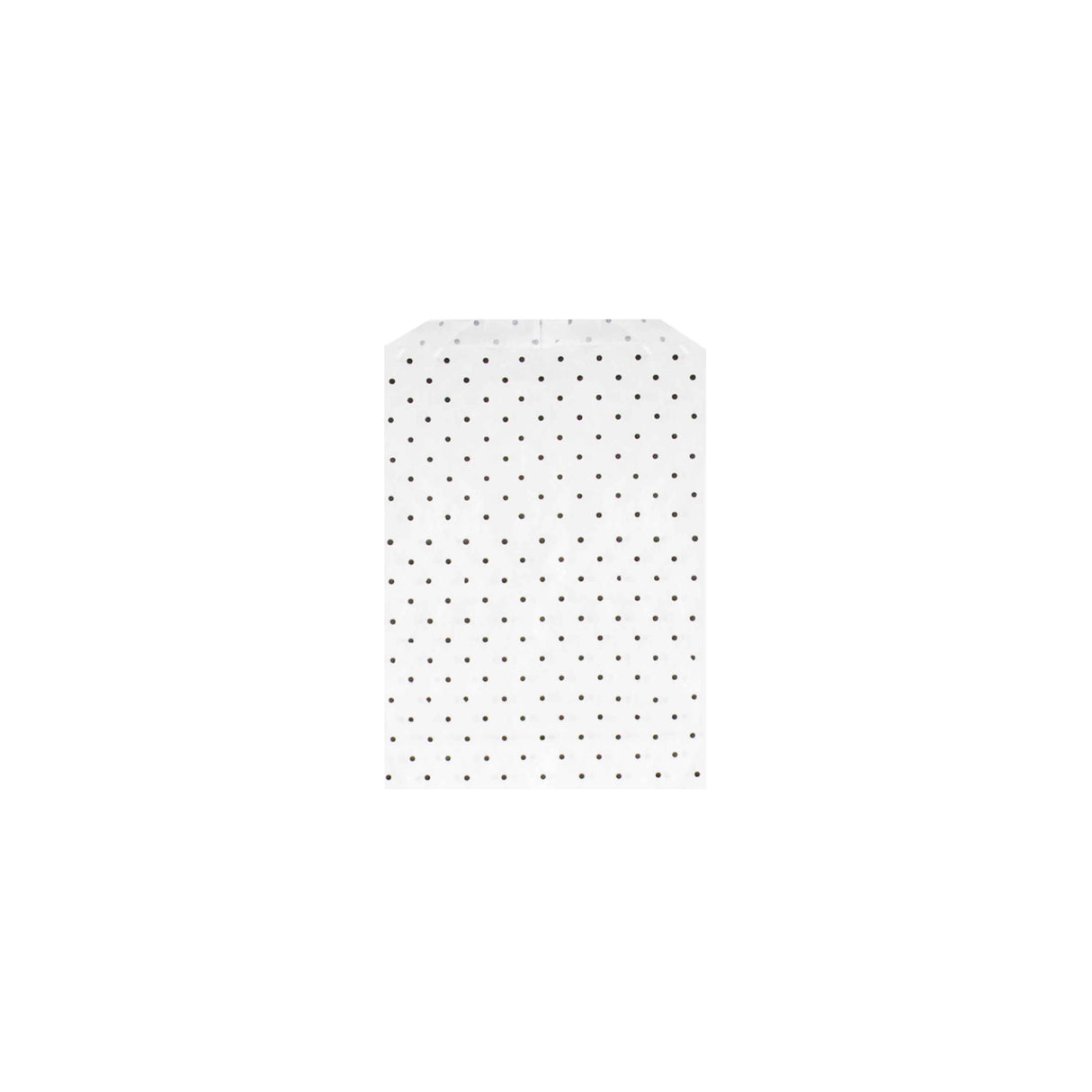 Sacchetto Carta Kraft Bianco Pois