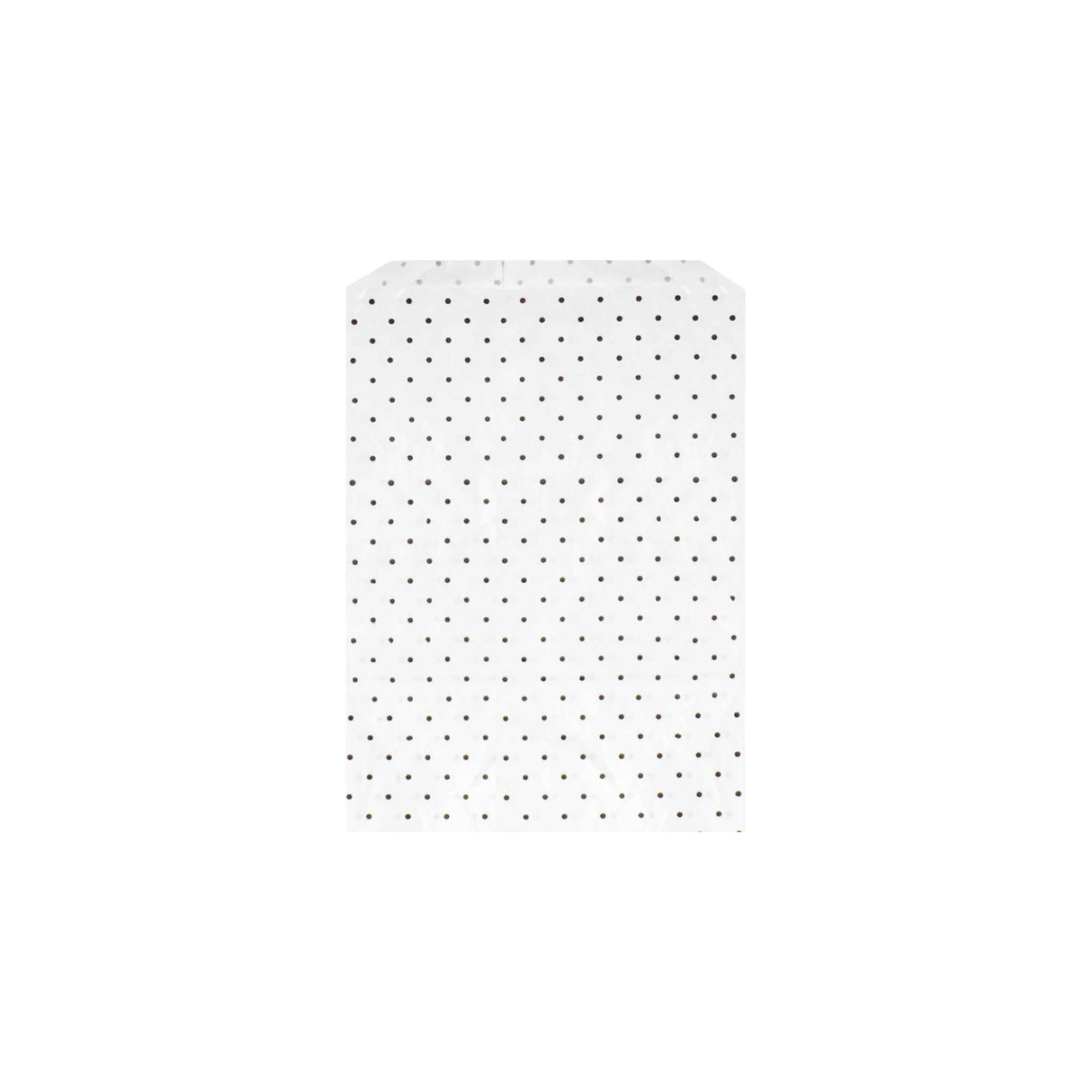 Sacchetto Carta Kraft Bianco Pois