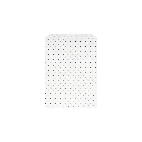 Sacchetto Carta Kraft Bianco Pois