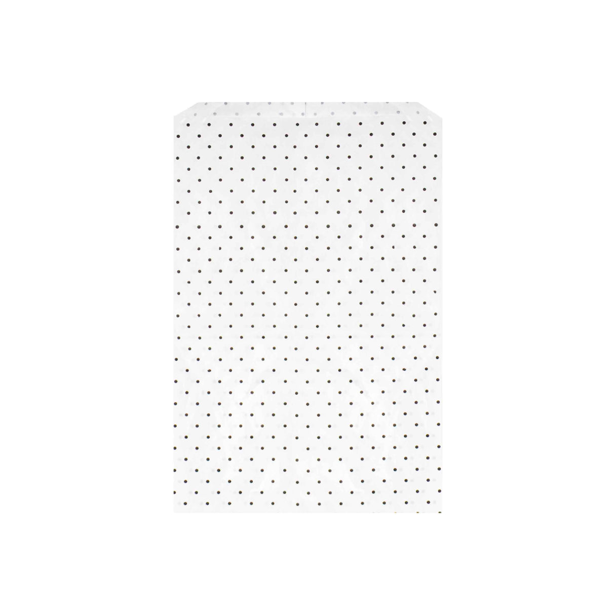 Sacchetto Carta Kraft Bianco Pois