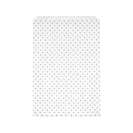 Sacchetto Carta Kraft Bianco Pois