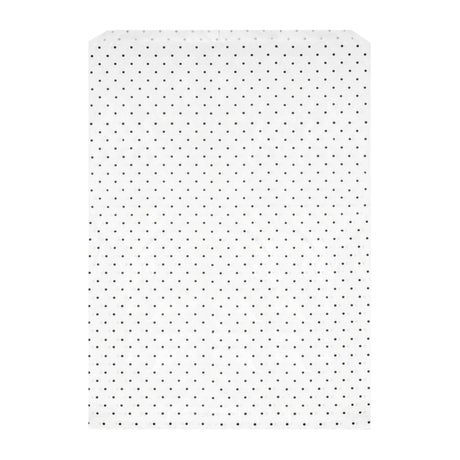 Sacchetto Carta Kraft Bianco Pois