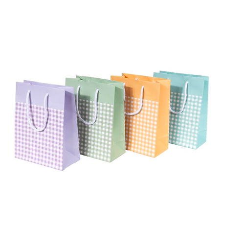 Shopper Carta Quadretti Mix