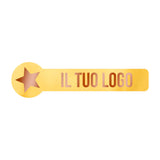 Etichette Sigillo Tondo Personalizzabile 4,7 cm x 0,7 cm x Ø 1,2 cm