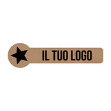 Etichette Sigillo Tondo Personalizzabile 4,7 cm x 0,7 cm x Ø 1,2 cm
