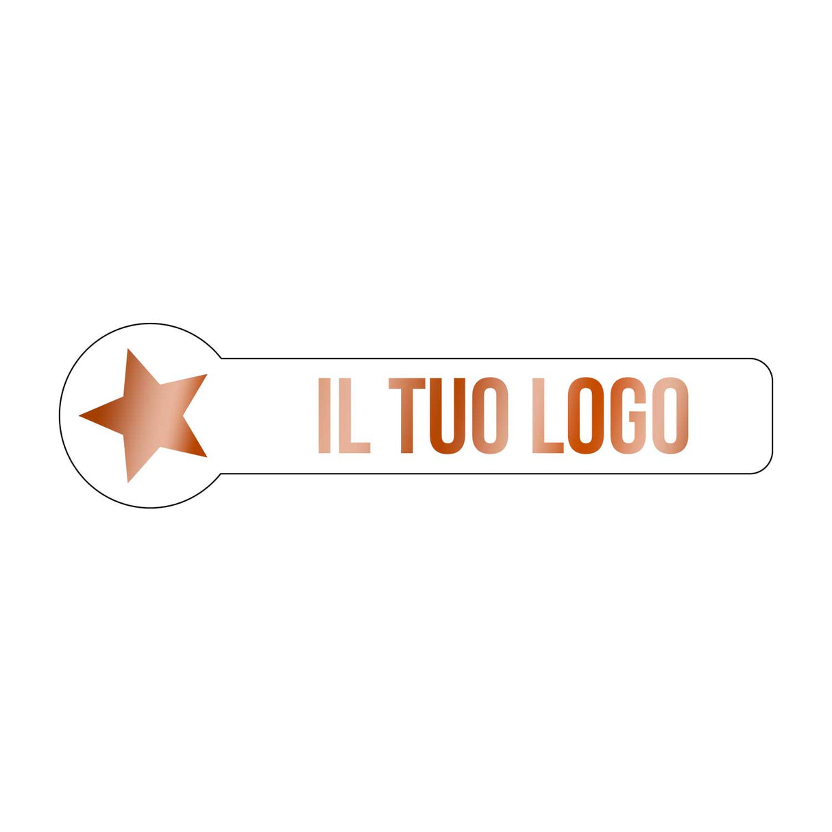 Etichette Sigillo Tondo Personalizzabile 4,7 cm x 0,7 cm x Ø 1,2 cm