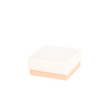 Astuccio Gioielleria Bicolor Avorio Rosa Cipria