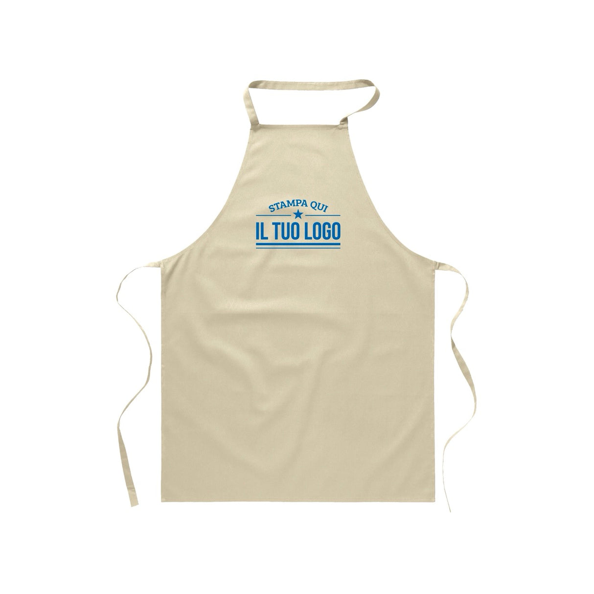 Grembiule Lungo Senza Tasche Personalizzabile