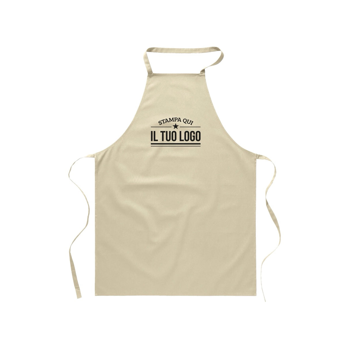 Grembiule Lungo Senza Tasche Personalizzabile